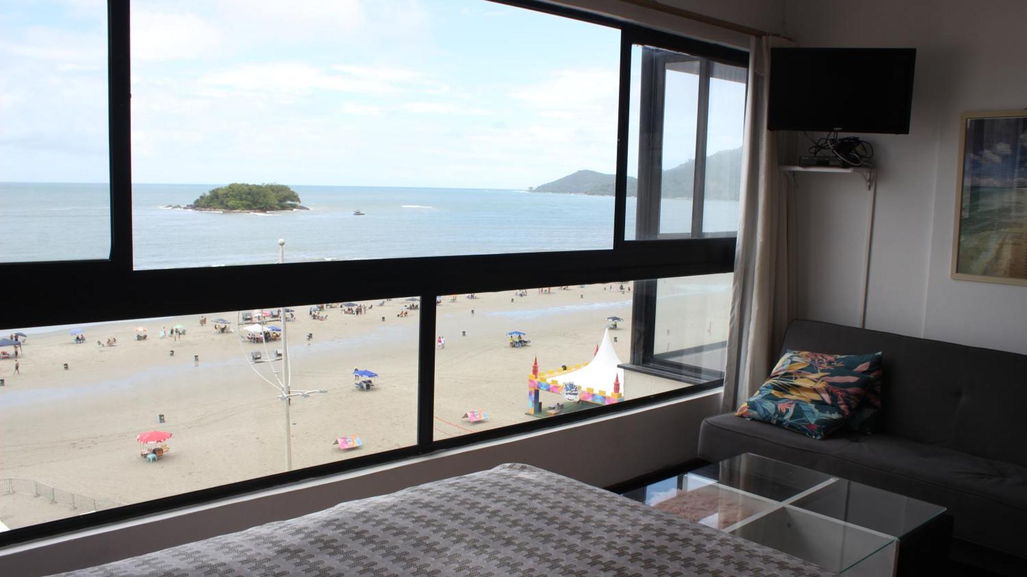 Apartamento Totalmente De Frente Ao Mar *